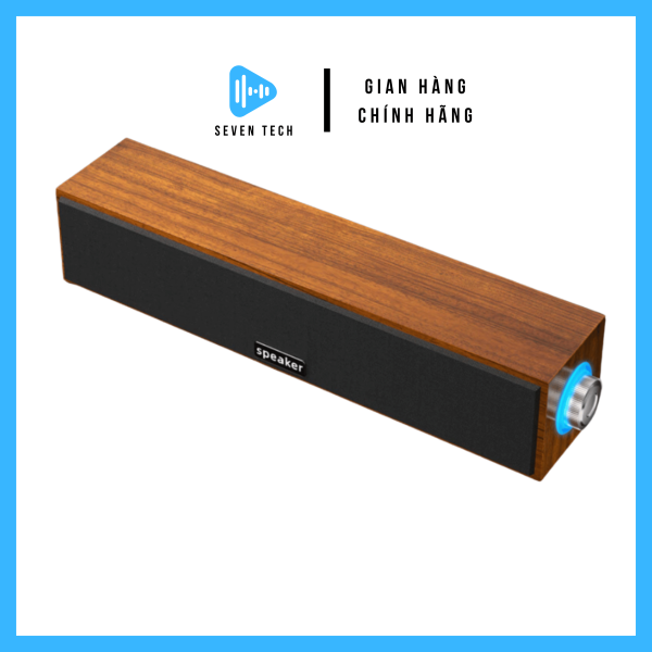 Loa bluetooth vi tính máy tính bass mạnh để bàn Seven Tech nghe nhạc phiên bản cao cấp có dây