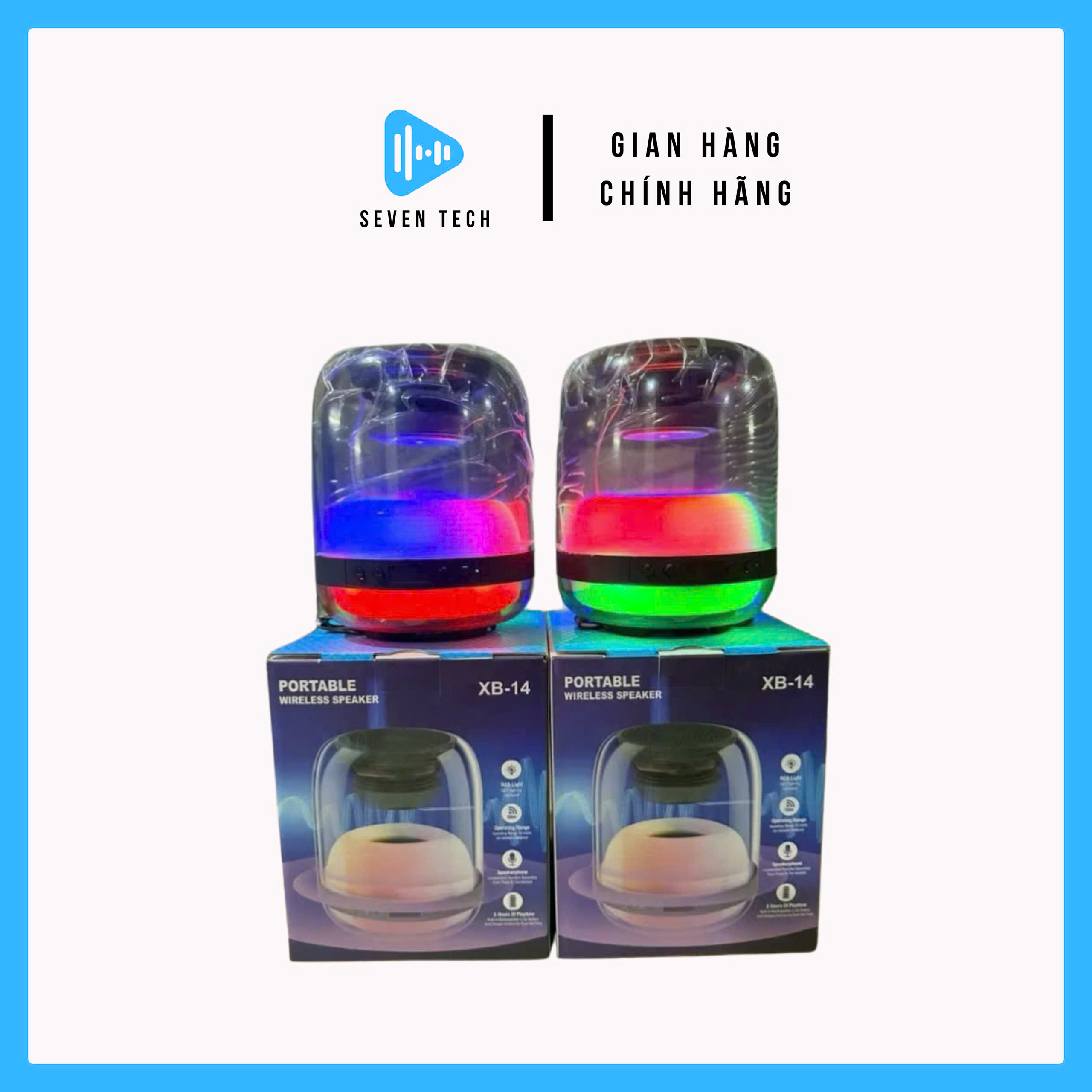 loa bluetooth có đèn led